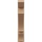 Ekena Millwork 7 1/2-in W x 38-in D x 42-in H Balboa Slat Rough Cedar Woodgrain TimberThane Outlooker, Primed Tan OUTUR075X38X42BOA24RCPR - alternate 6